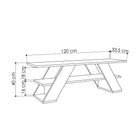 OmkarWood Urbane Grey TV Console – Premium Engineered Wood Entertainment Unit