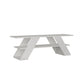OmkarWood Nova White TV Console – Premium Engineered Wood Media Unit