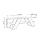 OmkarWood Nova White TV Console – Premium Engineered Wood Media Unit