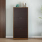 OmkarWood™ Elegant 3-Door Engineered Wood Shoe Cabinet
