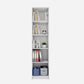 Vistaar Slim Wooden Bookcase White