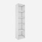 Vistaar Slim Wooden Bookcase White