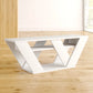 Omkarwood Kirstin 110 cm Modern V-Leg TV Unit – White