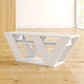Omkarwood Kirstin 110 cm Modern V-Leg TV Unit – White