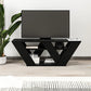 Omkarwood Kirstin 110 cm Modern V-Leg TV Unit – Black