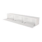 OmkarWood Verona Wall-Mounted TV Unit – White Finish