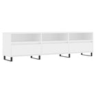 OmkarWood Oslo Floor-Standing TV Unit – Scandinavian White