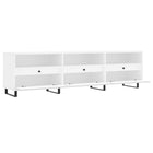 OmkarWood Oslo Floor-Standing TV Unit – Scandinavian White
