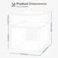 Mugdha Modern Bedside Table with Multi-Level Storage by OmkarWood Furniture