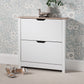 Suseela 8-Pair Flip-Down Shoe Cabinet by OmkarWood Furniture