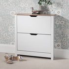 Suseela 8-Pair Flip-Down Shoe Cabinet by OmkarWood Furniture