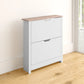 Suseela 8-Pair Flip-Down Shoe Cabinet by OmkarWood Furniture