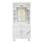 Omkar DivineGlow Premium Engineered Wood Temple