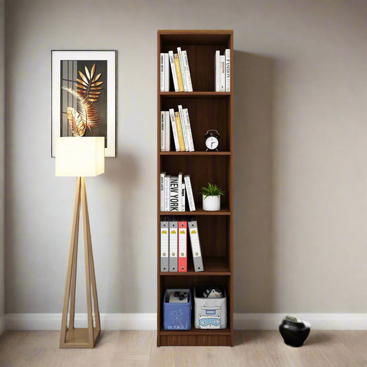 Vistaar Slim Wooden Bookcase