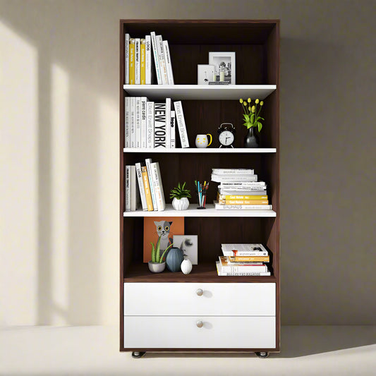 OmkarWood "ElanPro" Modern Bookcase