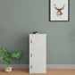 OmkarWood Prestige 3-Tier File Cabinet – White Elegance Series