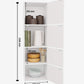 OmkarWood Prestige 4-Tier File Cabinet – White Elegance Series