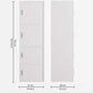 OmkarWood Prestige 4-Tier File Cabinet – White Elegance Series