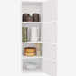 OmkarWood Prestige 4-Tier File Cabinet – White Elegance Series