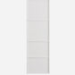 OmkarWood Prestige 4-Tier File Cabinet – White Elegance Series