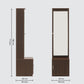 Omkarwood "Lustra" Premium Mirror Unit