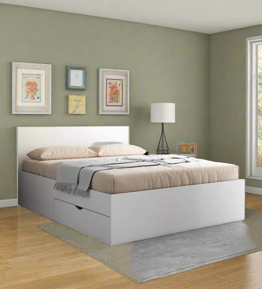 Arden Queen size bed with Drawer Storage