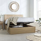 Carson Oak Rattan Ottoman Bed