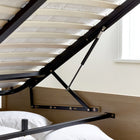Carson Oak Rattan Ottoman Bed