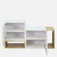 Modora Duo-Tone Premium EngineeredWood Shoe Cabinet