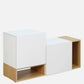 Modora Duo-Tone Premium EngineeredWood Shoe Cabinet