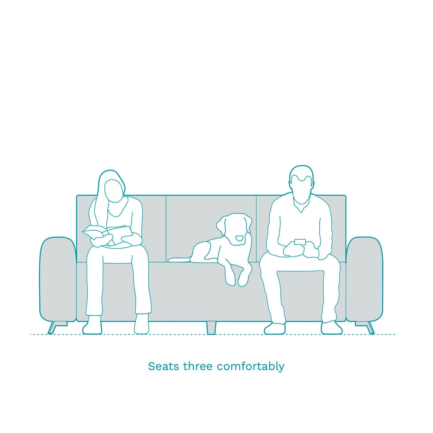 Sapphire Blue Velvet 3+1+1 Sofa Set – Luxurious Comfort & Modern Design