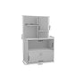 Alto Modern Side Table with Display Shelves