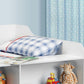 White Wooden Kids Low Sleeper Cabin Storage Bed - 3ft Single: