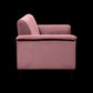 Velvet 1 Seater Sofa in Blush Pink Color