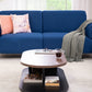 Sapphire Blue Velvet 5-Seater Sofa Set (3+1+1) – Elegant & Comfortable Living Room Furniture