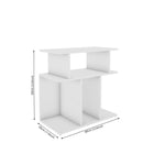 The Koda Modular End Table (White "S" Shape)