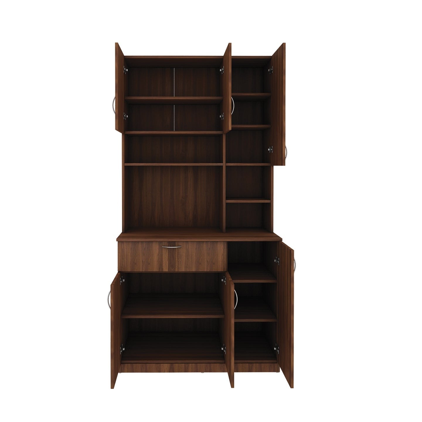 Crockery Unit – Walnut Finish