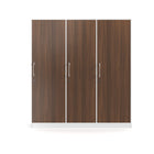 3 Door Wooden Wardrobe with Hanging Space & Shelves (6 Ft)