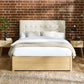 Oak Haven Upholstered Ottoman Storage Bed