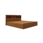 The Libra Queen Bed with Storage Headboard