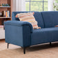 Fabric L-Shape Sofa in Moroccan Blue