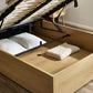 Oak Haven Upholstered Ottoman Storage Bed