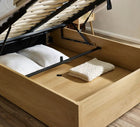 Oak Haven Upholstered Ottoman Storage Bed