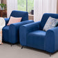 Sapphire Blue Velvet 3+1+1 Sofa Set – Luxurious Comfort & Modern Design
