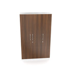 Elegant 3-Door Wooden Wardrobe with Shelves & Storage