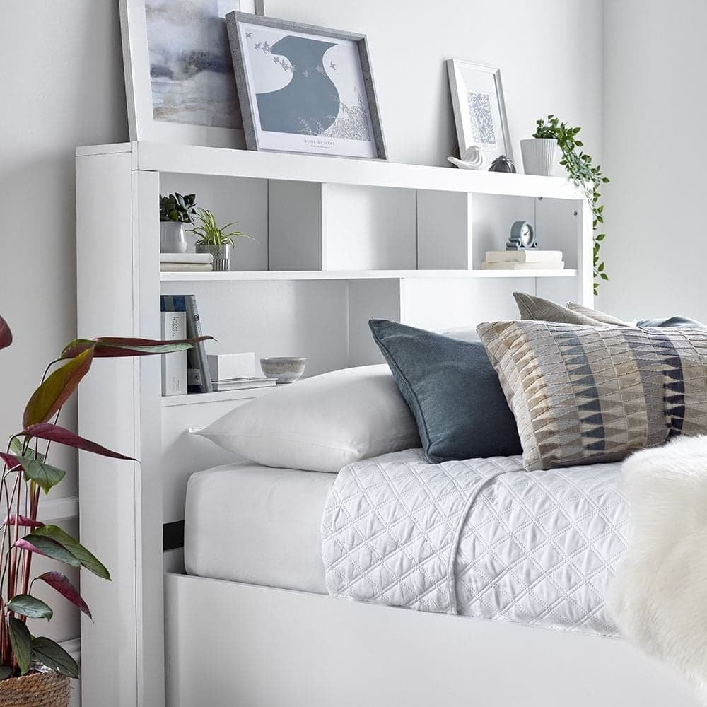 Hydraulic Lift Storage Bookcase Bed