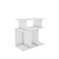 The Koda Modular End Table (White "S" Shape)