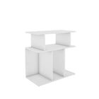 The Koda Modular End Table (White "S" Shape)