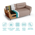 Mineral Blue Velvet 3+1+1 Seater Sofa Set – Modern Luxury with Plush Comfort