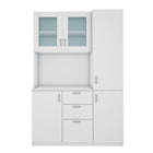 Wide Kitchen Crockery & Microwave Storage Unit